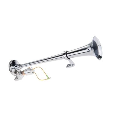 China Aluminum Single Air Horn 450mm Single Electric Trumpet Tube Car Truck Car Train Boat Horn Super Loud for sale