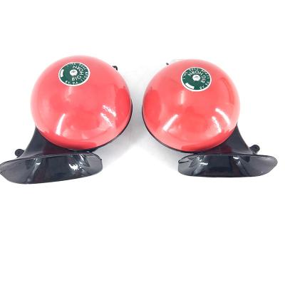 China Truck Auto Red Loud Vehicle Horn Speaker 12V 125dB Electronic Siren Snail Horn Trumpet for sale