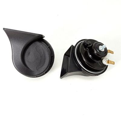 China Aluminum Black Super Loud 12V Electric Train Horn For Car Truck Bus Boat Motorcycle for sale