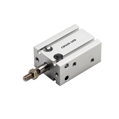 China CDU10 Series 10mm Bore Single Mount Factory CU Pneumatic Cylinder Rod Double Acting Actuator Free for sale