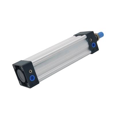 China Piton Type Air Factory SU80 Series Double Bore 80mm Stroke 25-1000mm Standard Double Action Pneumatic Cylinder for sale