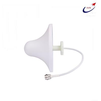 China Indoor signal amplifier N Male Female White ABS 2.4g Omni Wifi Ceiling Mount Wifi Antenna for sale