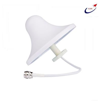 China Indoor signal amplifier N Male Female White ABS Omni Wifi 2.4g Ceiling Mount Wifi Antenna for sale