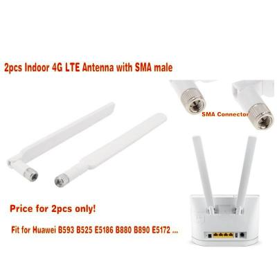 China ABS TPE SMA Nikle Plating 698MHz to 2690MHz 4G LTE Articulating Dipole Rubber Antenna for sale