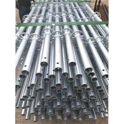 China Industrial high quality total scaffolding prevent diagonal bracing ringlock scaffolding for building construction for sale