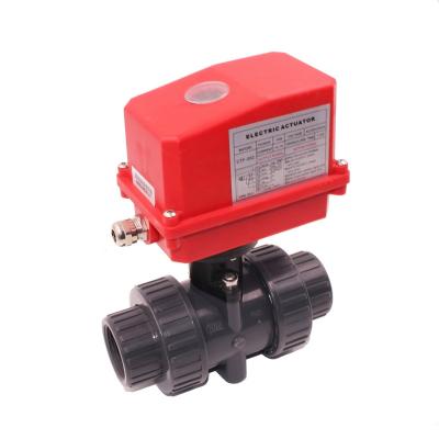 China General Casting PVC SS304 FCU Motor Pipeline Ball Valve For Pump Flow Control for sale