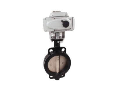 China General motorized butterfly valve 220v 24v wafer dn50 dn65 dn80 dn100 flange motorized cast iron butterfly valve for sale