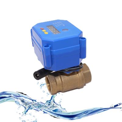 China General Timing Valve 3way Motorized Electric Open Trigger Ball Valves PVC Close Flower for sale