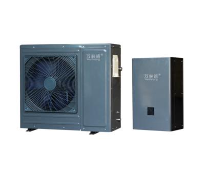 China Commercial air source split EVI DC inverter heat pump for heating/cooling /domestic hot water with WIFI control for sale