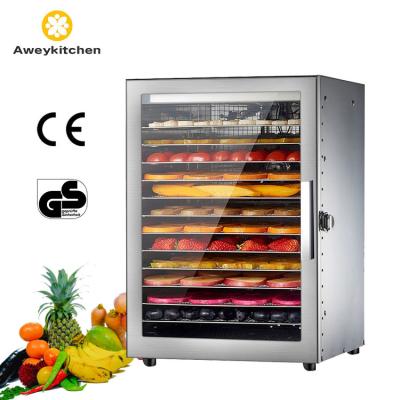 China Household Food dehydrator, 12 trays beef mango dryer, 24h timer drying vegetable fruit dehydrator for home use for sale