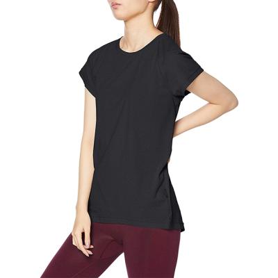 China Graphic Cloth Women's Breathable Basic T-shirt Anti-Wrinkle Cotton Women's Anti-Wrinkle Top Solid Color T-Shirt for sale