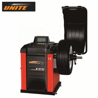 China Tire Service Equipment UNITE U-573 China 3d Wheel Balancing Machine Auto Car Wheel Aligner Max Customized Color Red Package True for sale