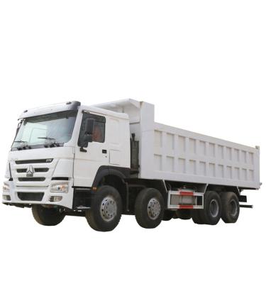 China Sino Used Truck Howo 380hp 8x4 LH Drive Diesel Dump Tipper Truck For Sale > 8L for sale