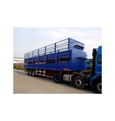 China Factory Directly Wholesale Semi Trailer 3 Axles Truck Trailer 45 Tons Side Wall Semi Trailer Truck Transport Cargo Container for sale