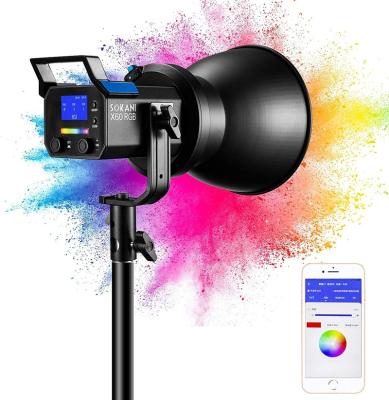 China 10 Preprogrammed Bi-Color Sokani X60 80W 2800k-10000K CRI96+ TLCI 95 RGB Outdoor LED Light Effects Studio Light Kit Video Photographic Lighting Equipment for sale