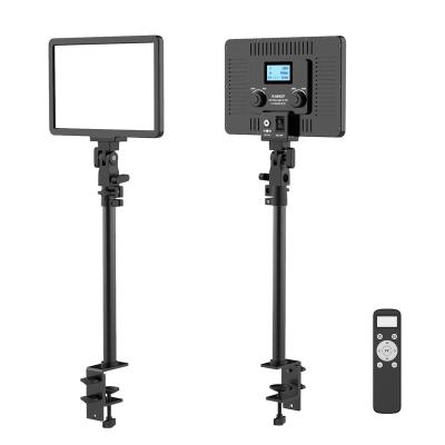 China SOKANI Desktop Mount LED Video Light with C-clamp Stand Kit 2800-8000K Studio Photography Lighting for Live Game P25 Shooting for sale