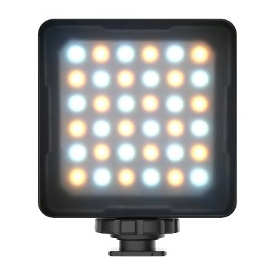 China Photography Video FLASHOOT LED Light Bi-color Light with 3 Cold Shoe, Soft Light Panel for GoPro Vlogging Camera for sale