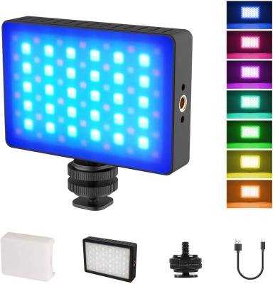 China Factory OEM RGB LED Panel Light For Smartphone Video And Camera 11.5*7.5*6.6CM Light Lamp 30W 72 Beads for sale