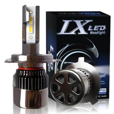 China super aluminum led aviation car head light mini easy to install car led headlight bulb h1 h4 h7 h11 9005 9006 led headlight bulbs for sale