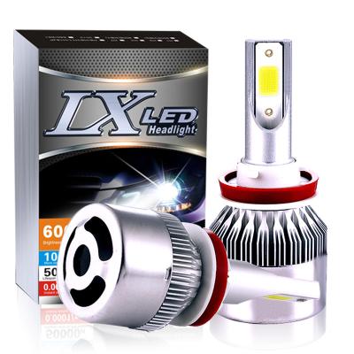 China Factory high quality c6 aviation aluminum car auto bulb h1 h4 car led auto led lamp 9006 headlight bulb 9005 for sale