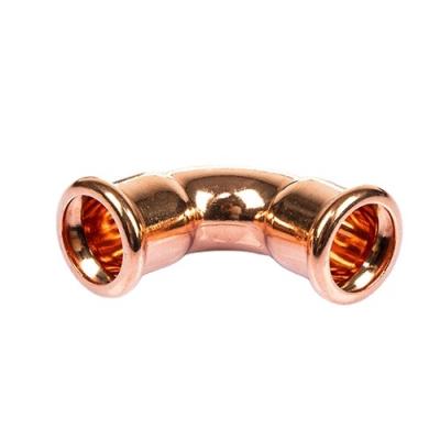 China Plumbing Press 90D Copper Elbow M Profile China Supplier Plumbing Copper Pipe Fittings for sale