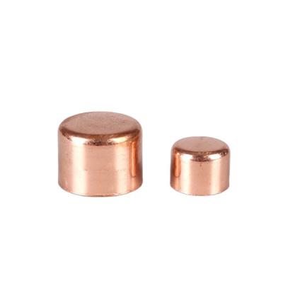 China EN1254-1 Air Wrot Tube Cap C Lead Free Copper Pipe Fitting for sale