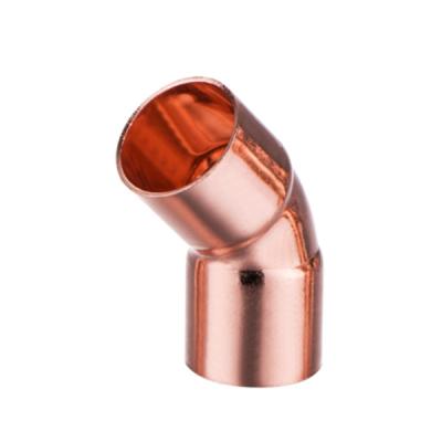 China 45 D COPPER ELBOW CXC FITTINGS EN1254-1 Equal for sale