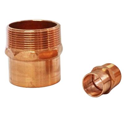 China Factory Supply Chinese Plumbing Male Adapter CXF Red Copper Pipe Fittings 3/16