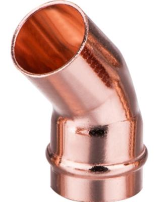 China Solder Copper Ring 45 Degree Elbow FTG X C Copper Fitting for sale