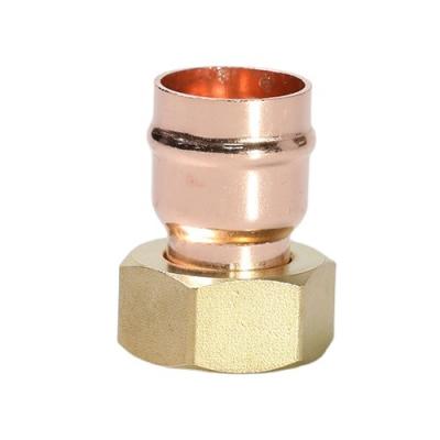 China HVAC Weld Ring Copper Fittings Straight Tap Connector CXFI China Supplier Tubing and Pipe Fittings for sale