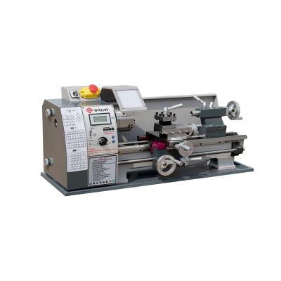 China Small Lathe Machinery Repair Shops WM210V Mini Lathe Hobby Lathe Machine Manual Cheap Mini Metal Lathe for sale