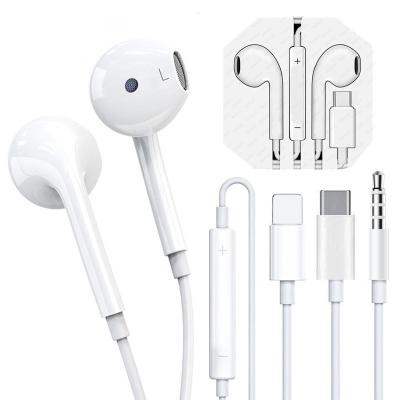 China Perfect Sound 3.55Mm Noise Canceling Headphones Wired Wired Bass Earphone Original Earphones For Apple For Iphone With MIC for sale