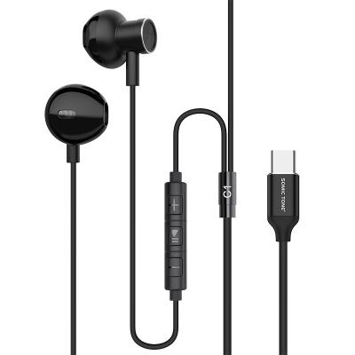 China Perfect Bass Noise USB Type C Earbuds Headphones In Ear Headphones With Microphone Stereo Earbud MIC And Volume Control Compatible for sale