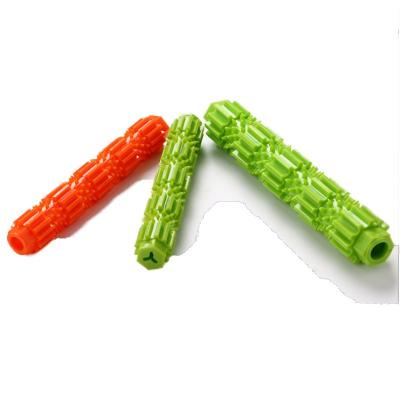 China Viable Pet Supplier Tooth Stick Chewing Leakage Rubber Molars Bite New Flavor Pet Toys In Good Condition for sale