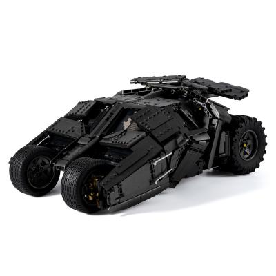 China Building Toy Hot Sell Upgrade Full Power Drag Race DAKR KNOWN BAMBOM Bat Tank Vehicle Building Block Car Set for sale