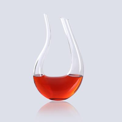 China Wholesale Fashion 1200ml/42oz Crystal Wine Decanter for sale