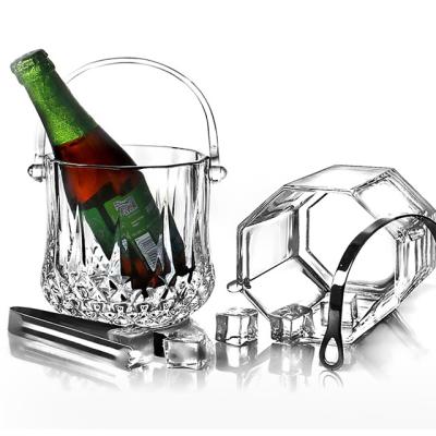 China Amazon Viable Success high quality 900ml ice bucket and ansparent glass ice bucket for sale