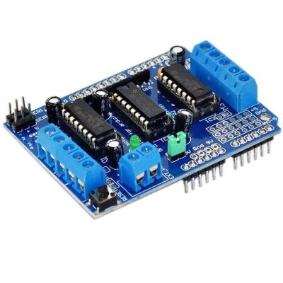 China The L293D DC Motor Drive Shield Stepper Motor Drive Expansion Board For Arduino Duemilanove Raspberry Pi L293D Motor Drive L293D for sale