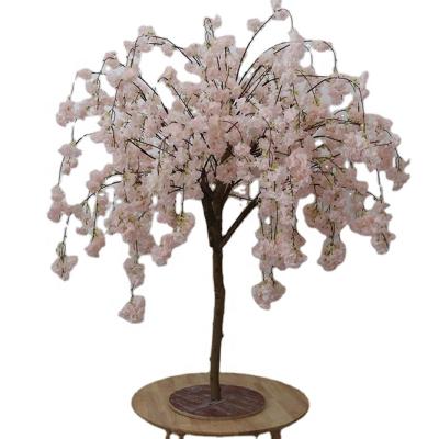 China Eco-friendly Pink Cherry Blossom Tree Indoor Artificial Wedding Wedding Decoration for sale