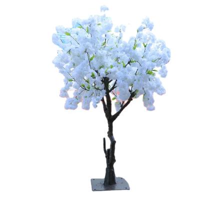 China Eco - Friendly Artificial White Cherry Blossom Tree Supplier 150cm for sale