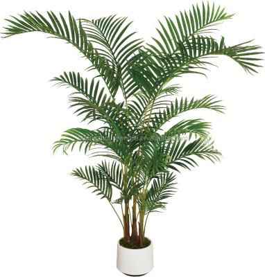 China SJ12000357 environmental artificial palm plant, decorative areca palm, indoor royal palm bonsai plant for sale