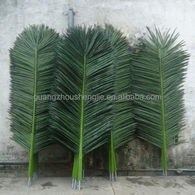 China H080515 Indoor and Outdoor Artificial Palm Leaves Artificial Palm Tree Leaves Date Palm Leaves for sale