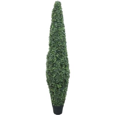 China Eco-friendly Best Selling 180cm Artificial Boxwood Cone-Shape Topiary Tree for sale