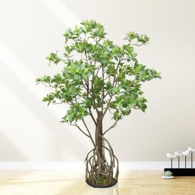 China Wholesale Cheap Hot Sale Minimalist Artificial Mangrove Bonsai Plants for sale