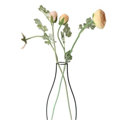 China Eco - Friendly Hot Sale 58cm Artificial Rose Flower In Champagne For Decoration for sale