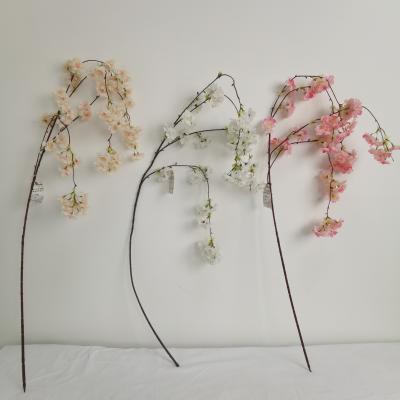 China Minimalist Artificial Cherry Blossom Hanging Flower For Sale for sale