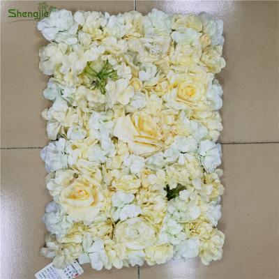 China Ornament white and light flower arrangement flower carpet in champagne for sale