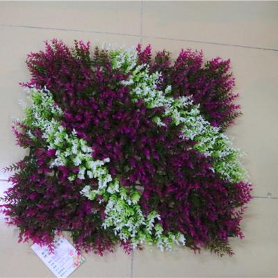 China Newly designed minimalist artificial boxwood mats for wall decoration for sale