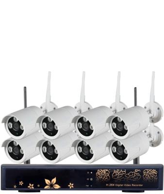 Chine kit sans fil de surveillance de système Onvif de télévision en circuit fermé du système de sécurité 8ch H.264 NVR d'appareil-photo de 8CH 720P Wifi à vendre