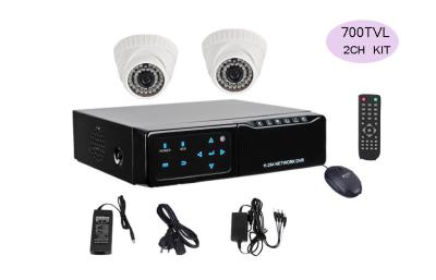 Κίνα 2CH συστήματα καμερών θόλων ασφάλειας με DVR προς πώληση